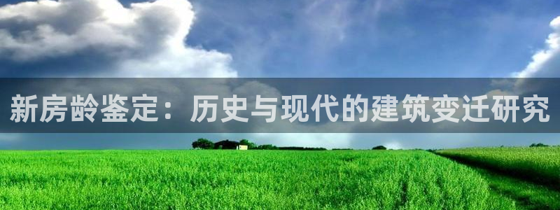 先锋娱乐场所：新房龄鉴定：历史与现代的建筑变迁研究