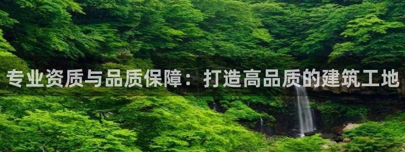 先锋娱乐在哪下载：专业资质与品质保障：打造高品质的建筑工地