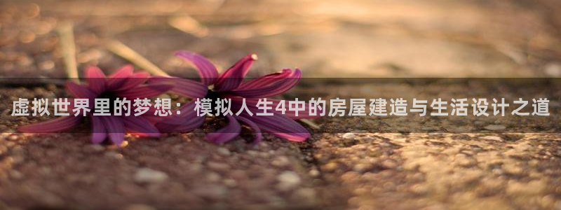 先锋娱乐炸金花：虚拟世界里的梦想：模拟人生4中的房屋建造与生活设计之道