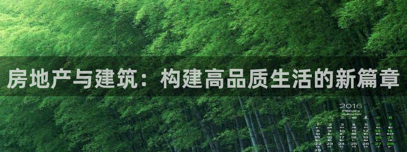 先锋方舟娱乐集团：房地产与建筑：构建高品质生活的新篇章