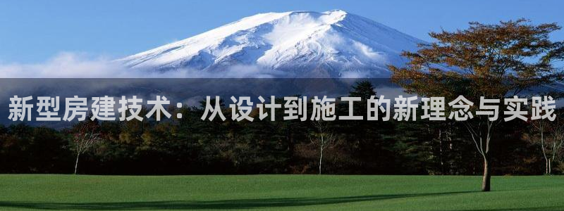 先锋娱乐股票：新型房建技术：从设计到施工的新理念与实践